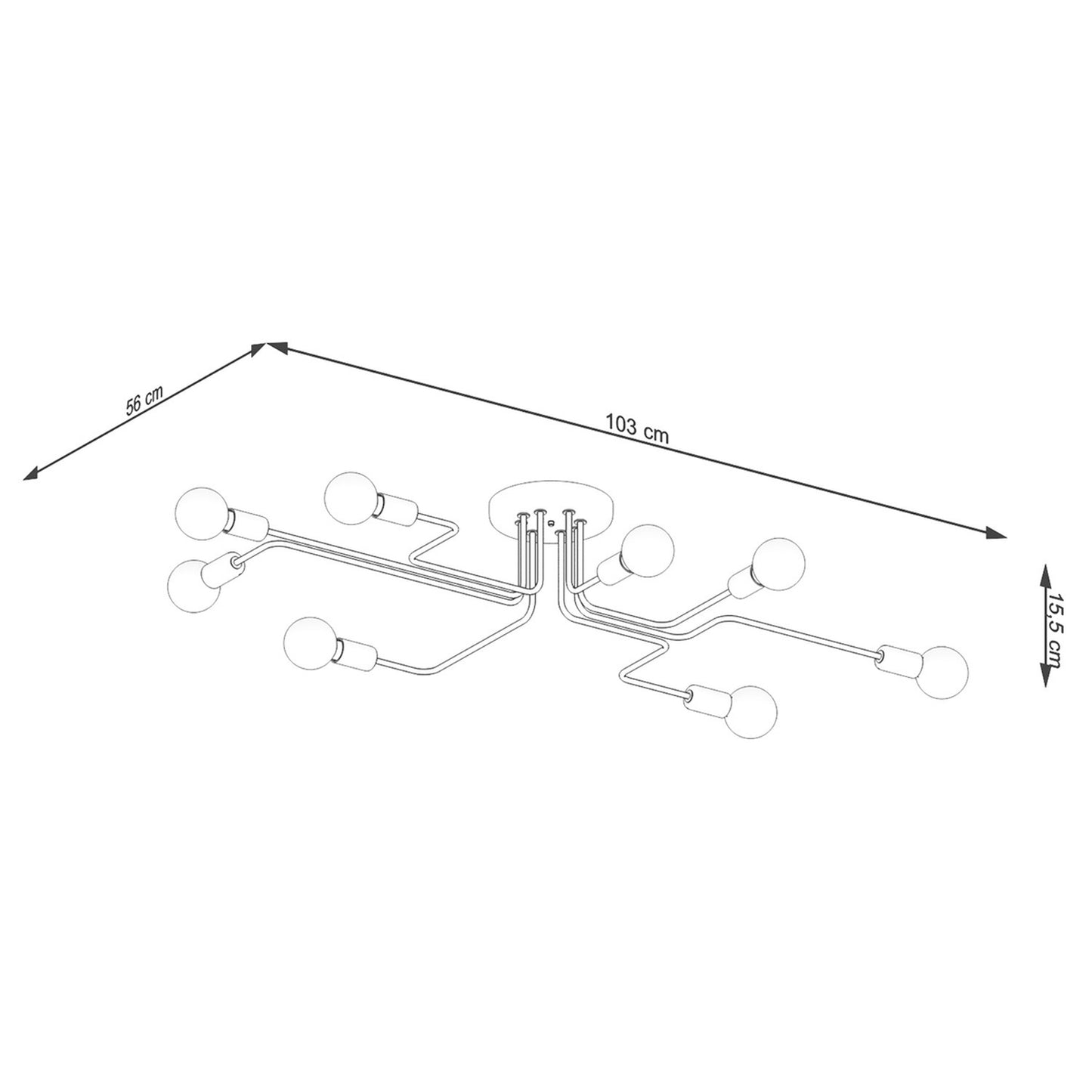 VECTOR 8 Kronleuchter