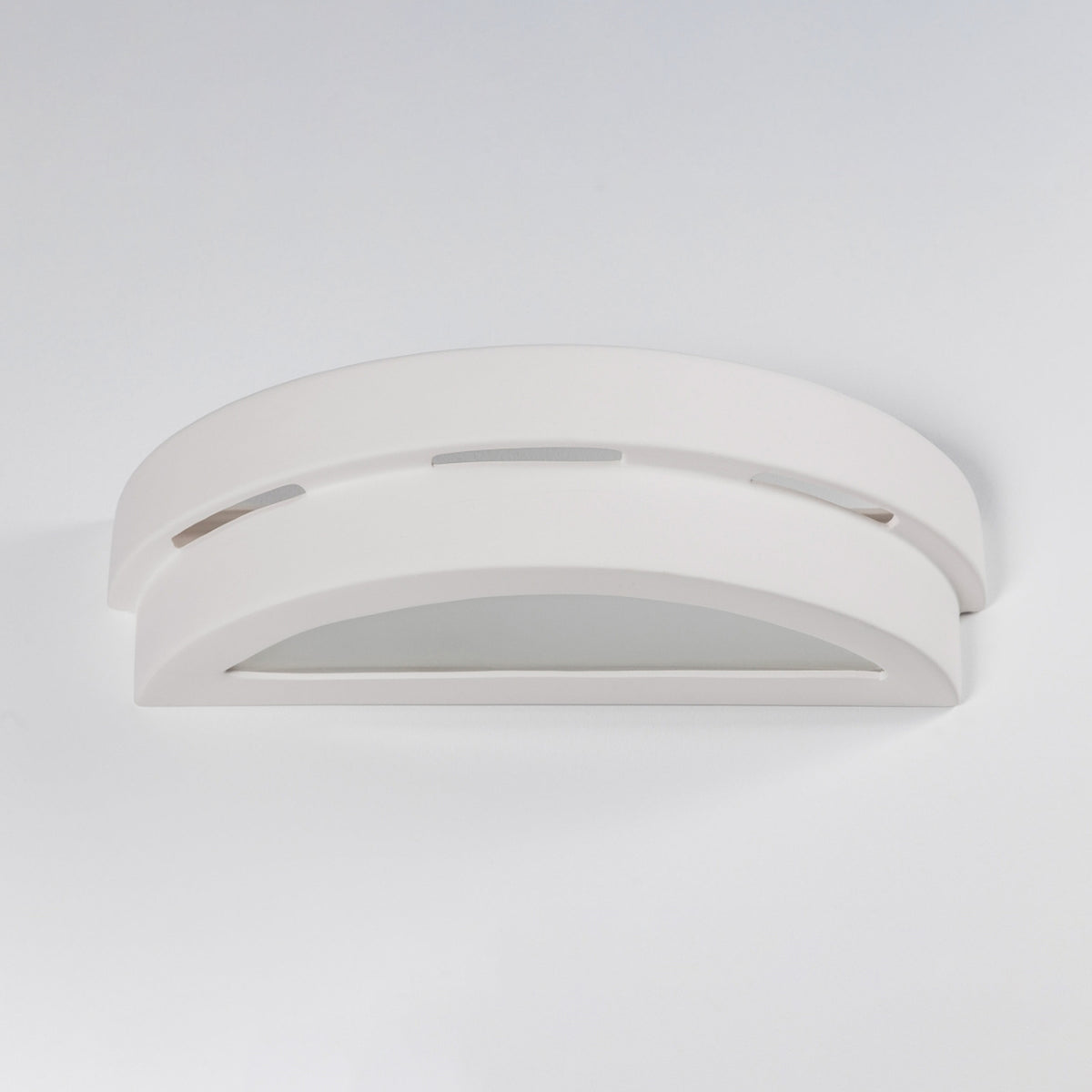HELIOS Keramik Wandleuchte – Weiß