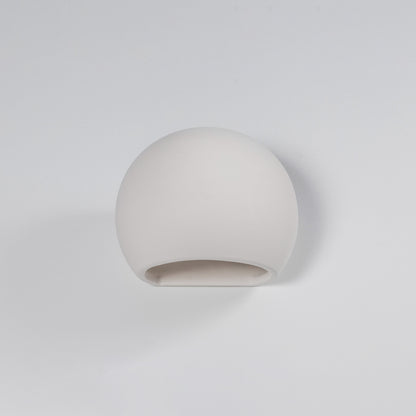 GLOBE Keramik Wandleuchte – Weiß