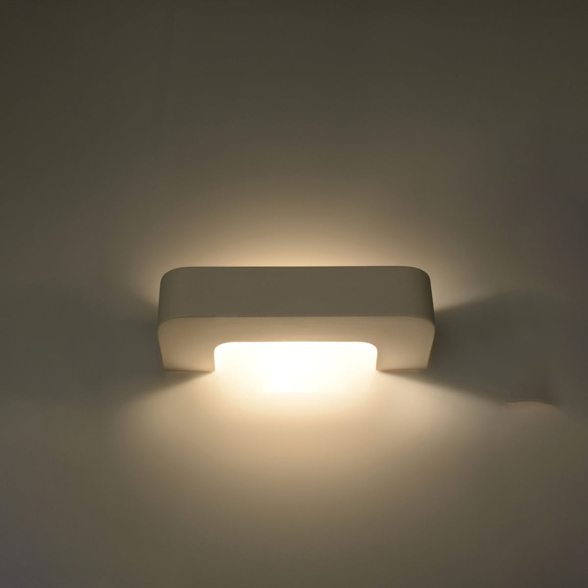 MAGNET Keramik Wandleuchte – Weiß
