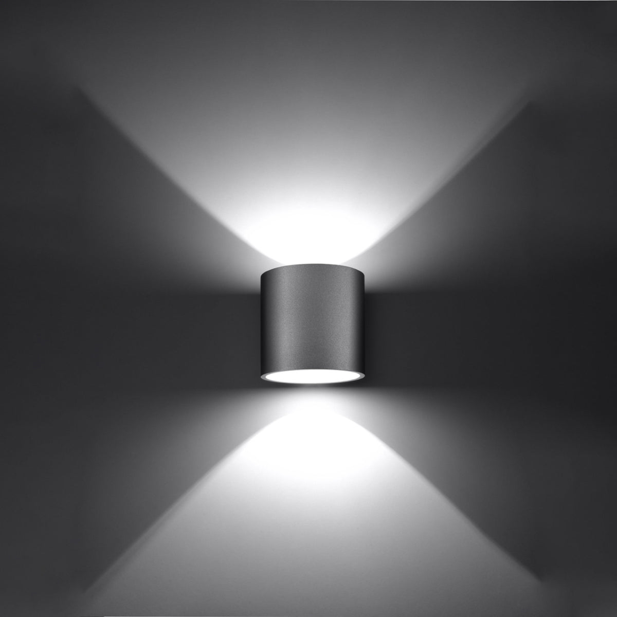 ORBIS 1 Wandleuchte – Grau