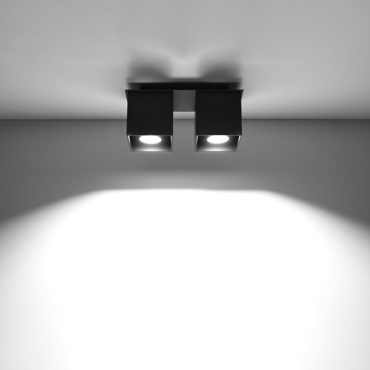 QUAD 2 Deckenleuchte – Schwarz