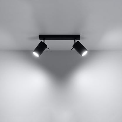 RING 2 Deckenleuchte – Schwarz