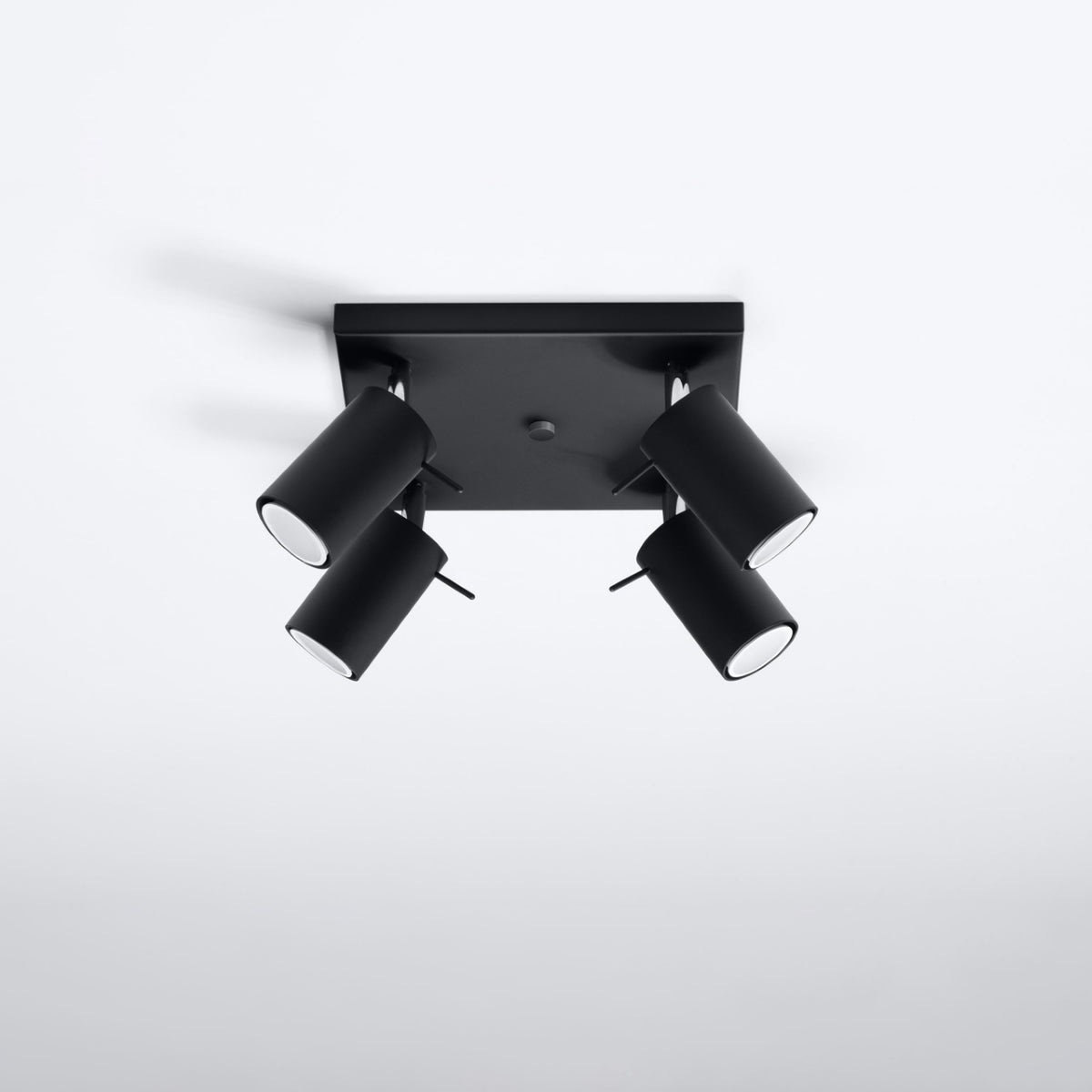 RING 4 Deckenleuchte – Schwarz