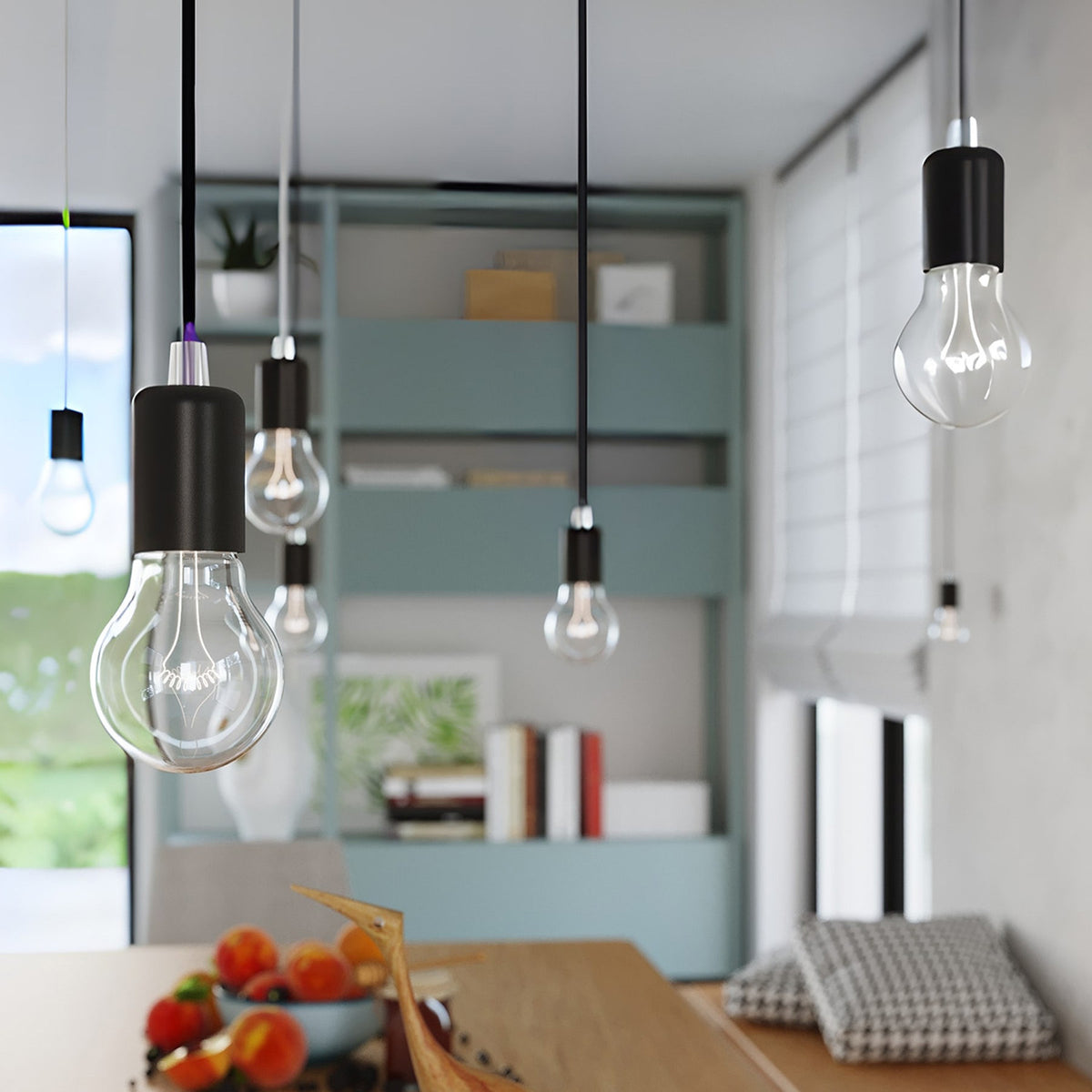 EDISON Pendelleuchte – Schwarz
