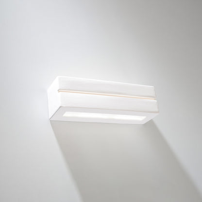 VEGA LINE Keramik Wandleuchte – Weiß