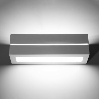 VEGA LINE Keramik Wandleuchte – Weiß