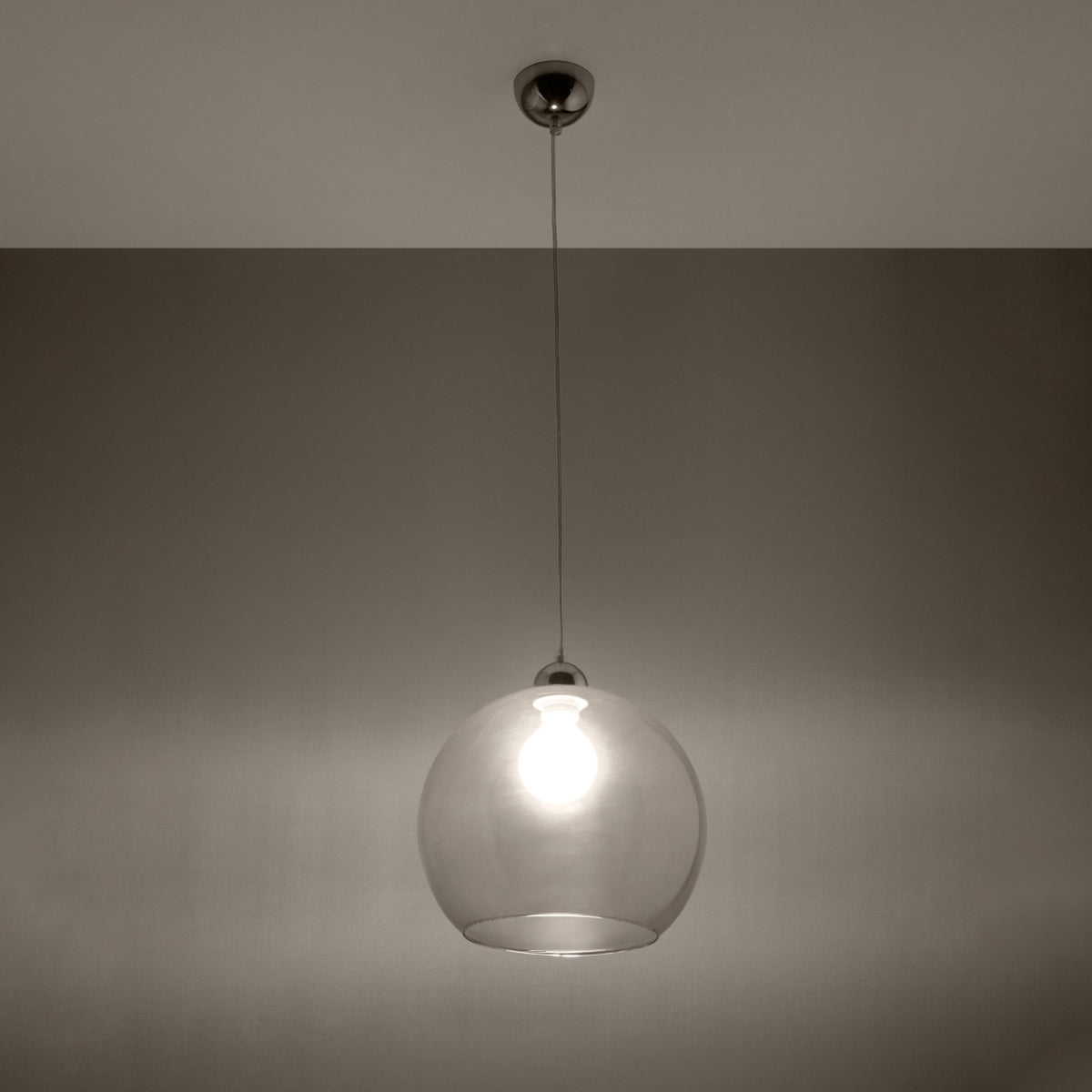 BALL Pendelleuchte – Transparent