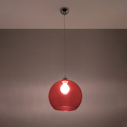 BALL Pendelleuchte – Rot