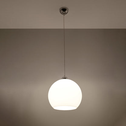 BALL Pendelleuchte – Weiß