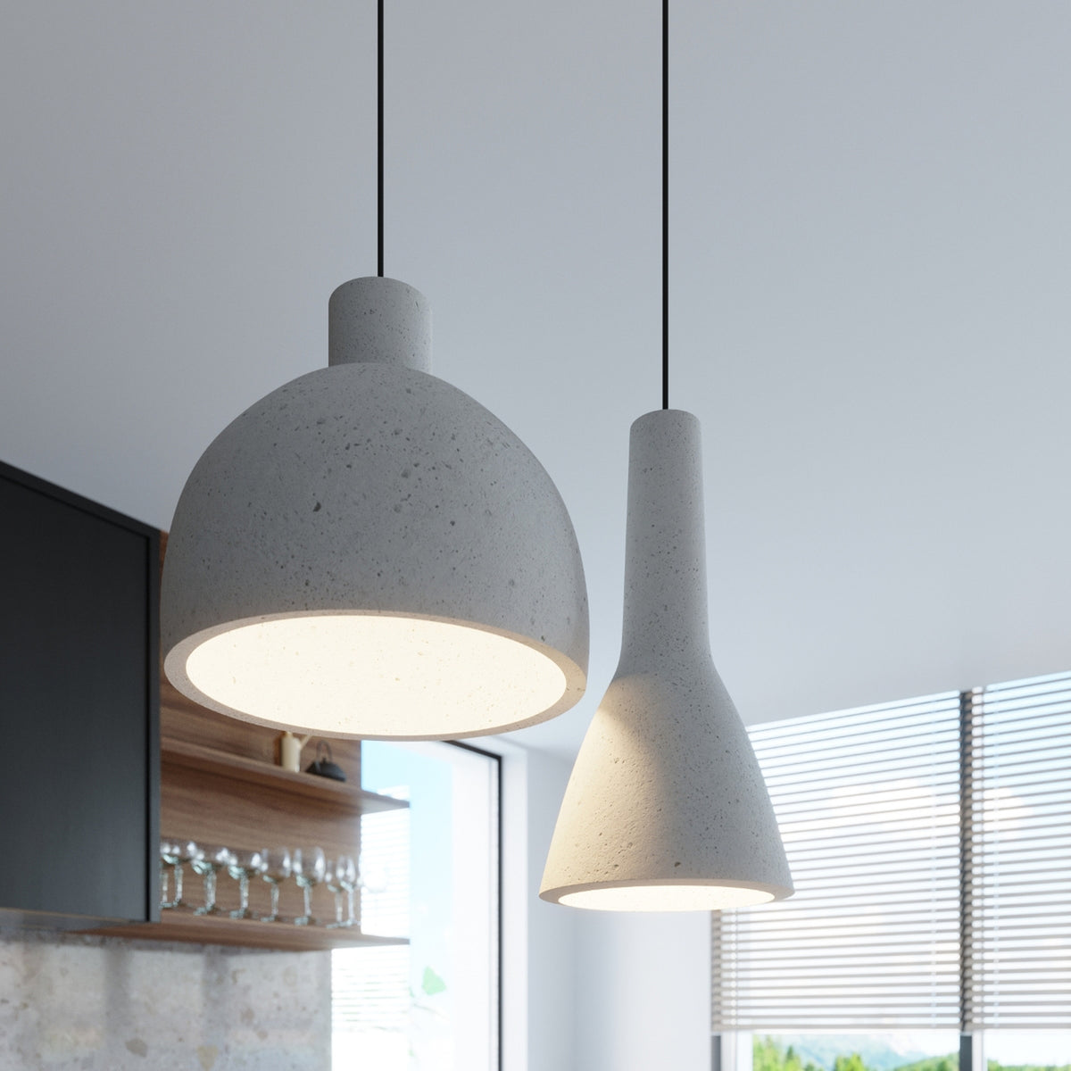 EMPOLI Pendelleuchte – Grau