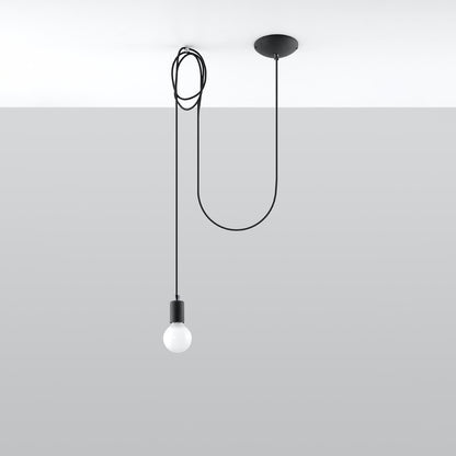 EDISON 1 Pendelleuchte – Schwarz