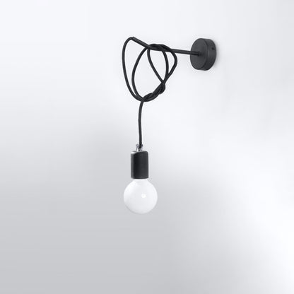 EDISON Wandleuchte – Schwarz