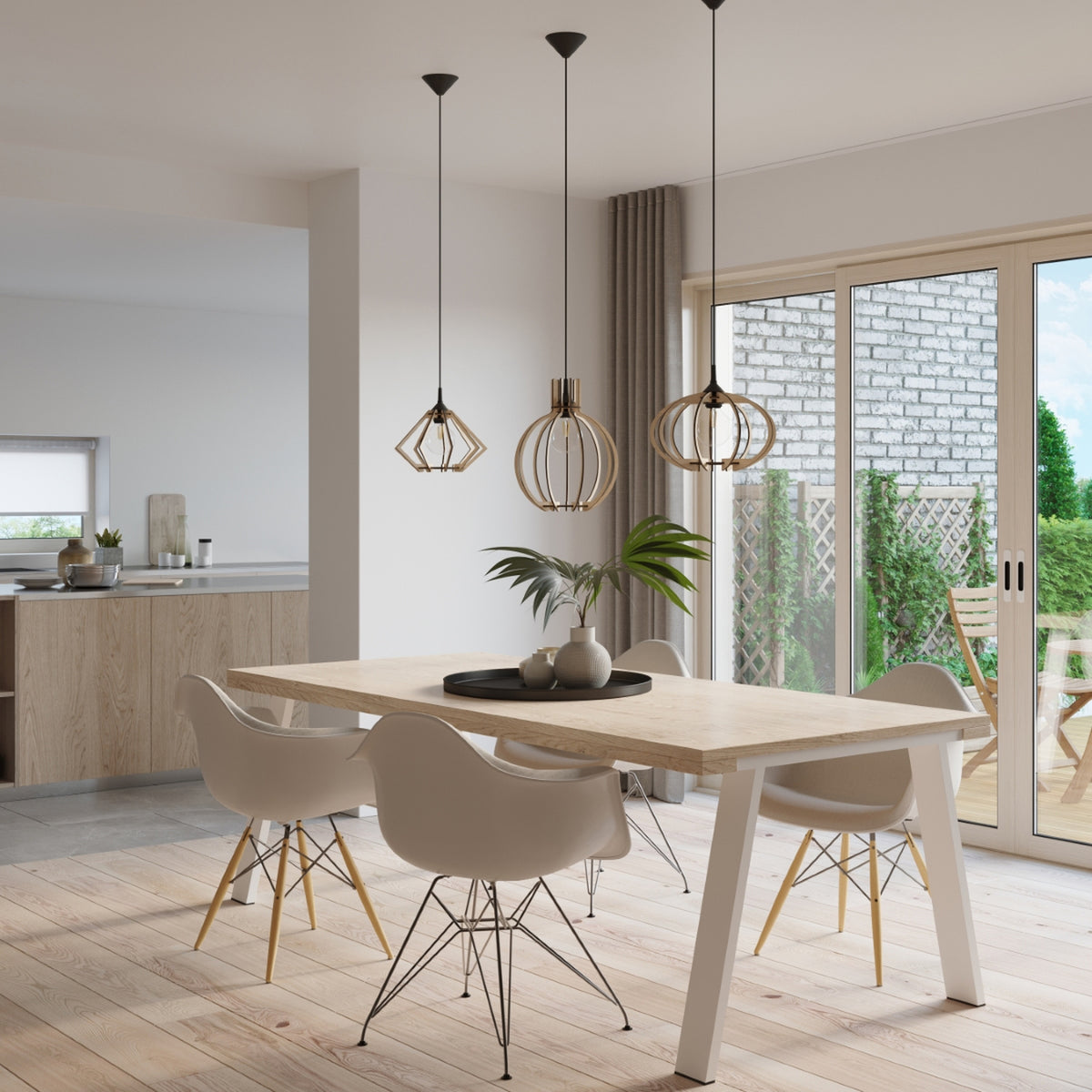 ARANCIA Pendelleuchte – Naturholz