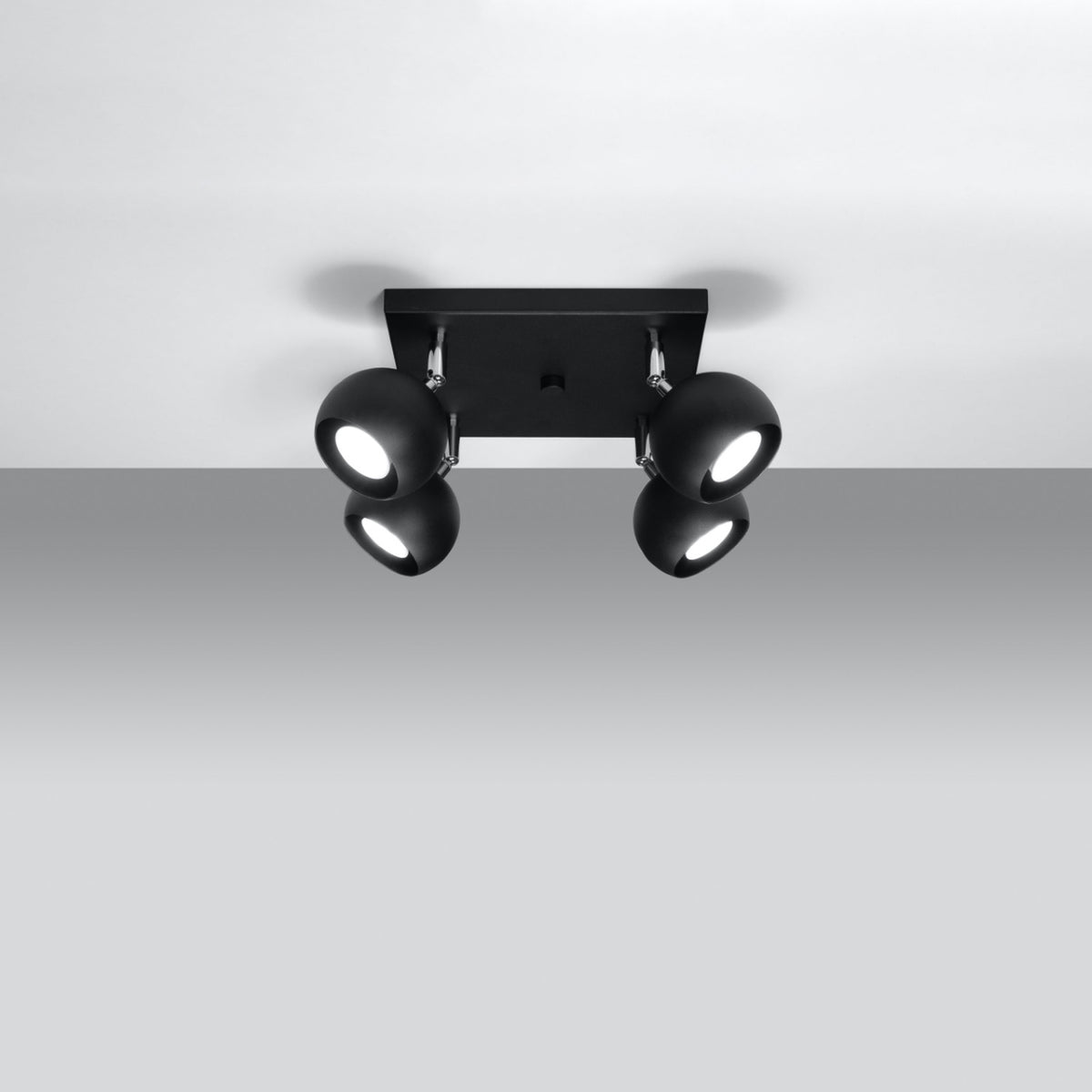 OCULARE 4 Deckenleuchte – Schwarz