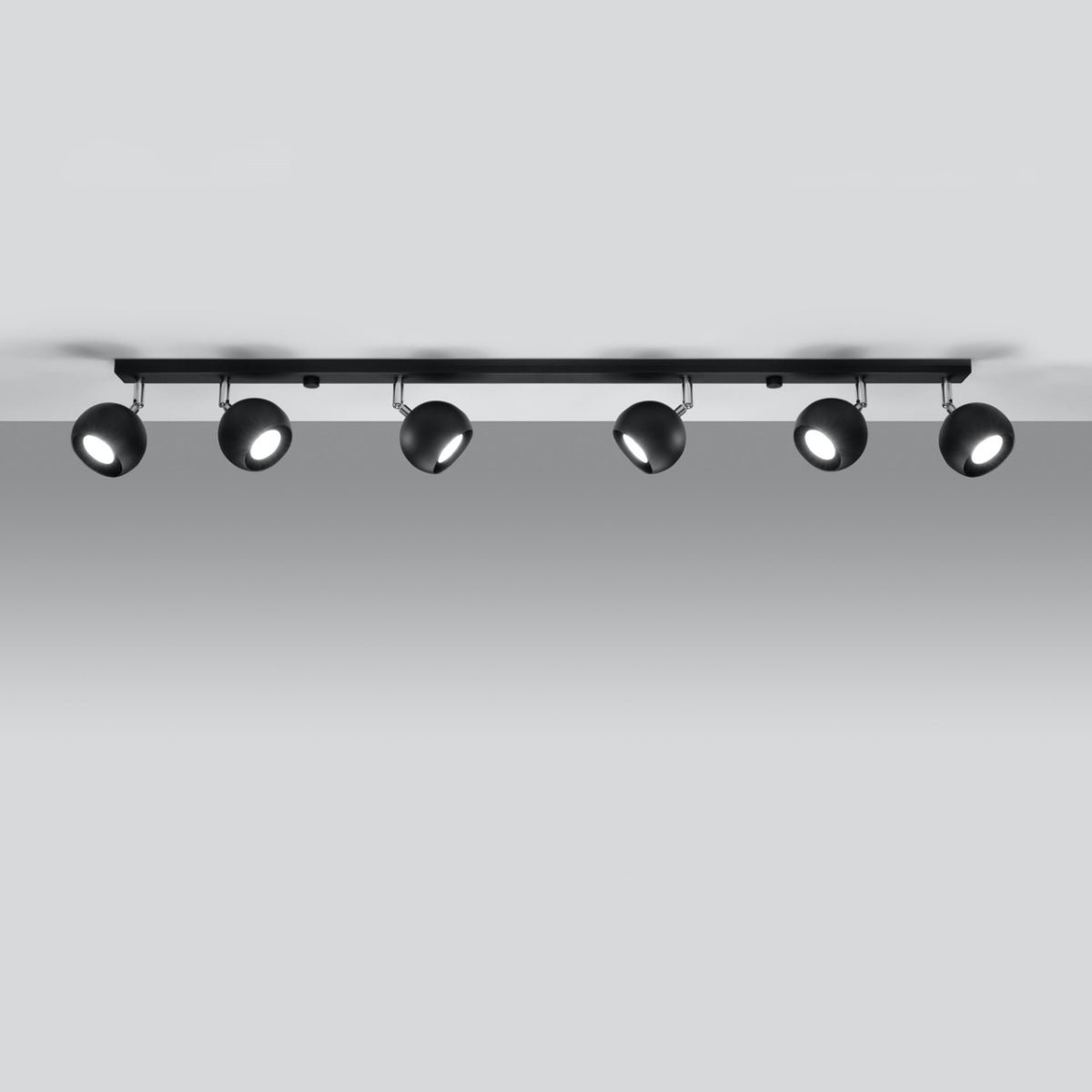 OCULARE 6L Deckenleuchte – Schwarz