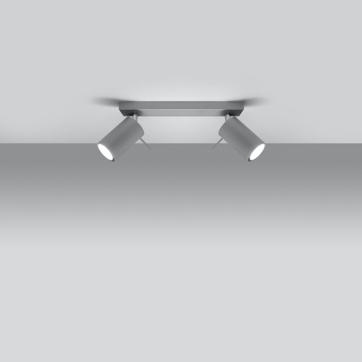 RING 2 Deckenleuchte – Grau