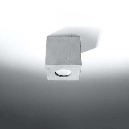 QUAD Beton Deckenleuchte – Grau