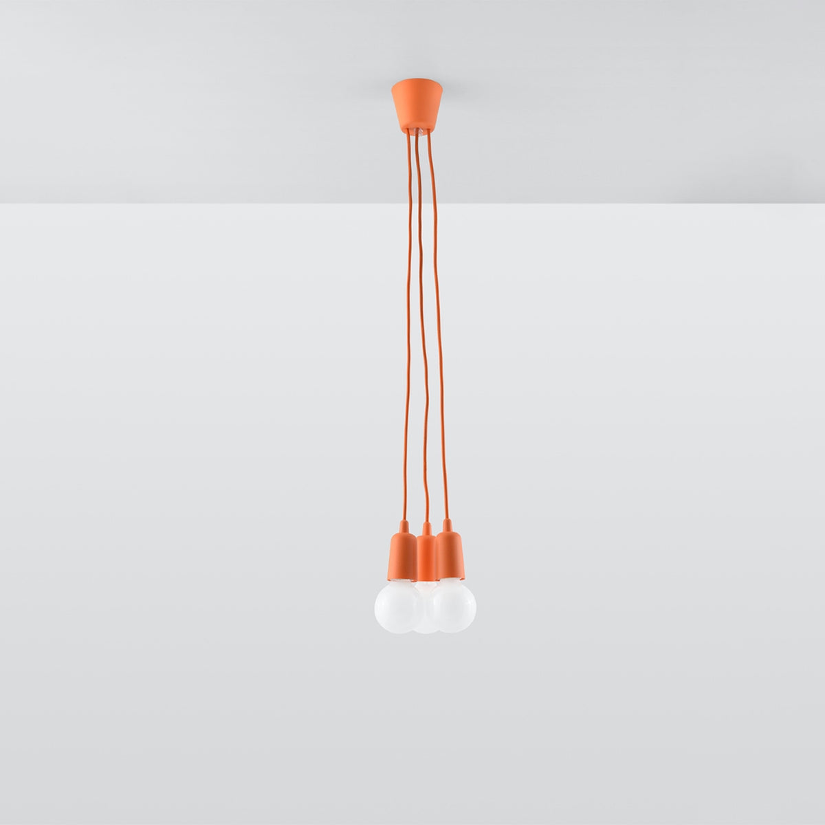 DIEGO 3 Pendelleuchte – Orange