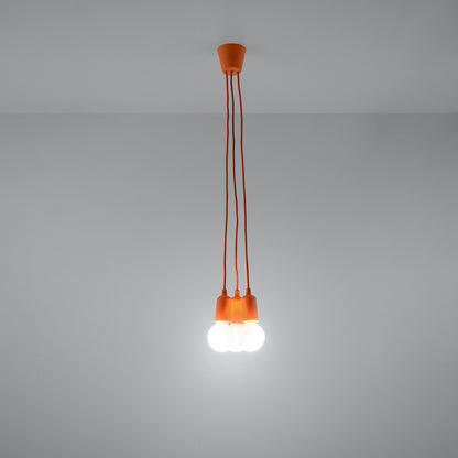 DIEGO 3 Pendelleuchte – Orange