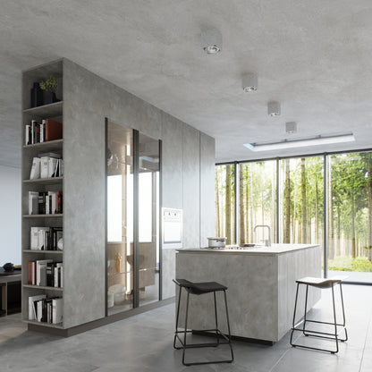 VALDE Beton Deckenleuchte – Grau