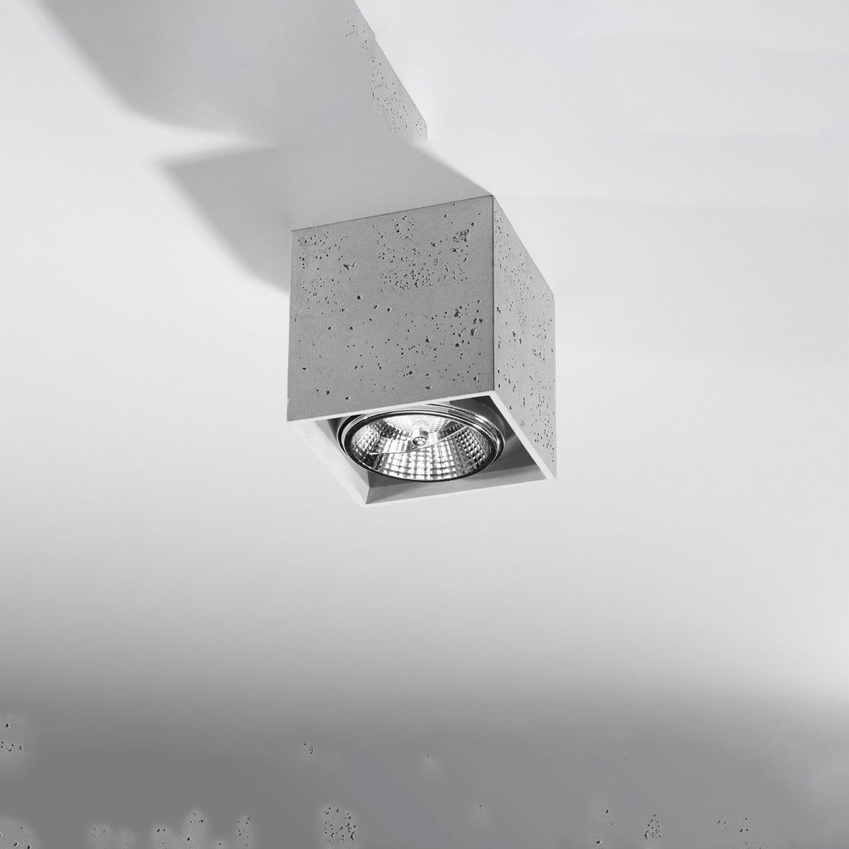 VALDE Beton Deckenleuchte – Grau