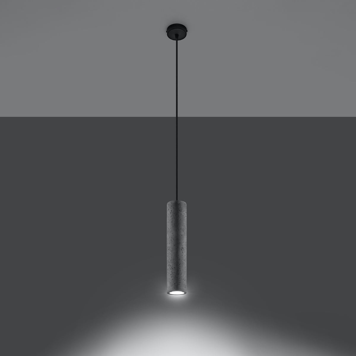 LUVO 1 Pendelleuchte – Grau