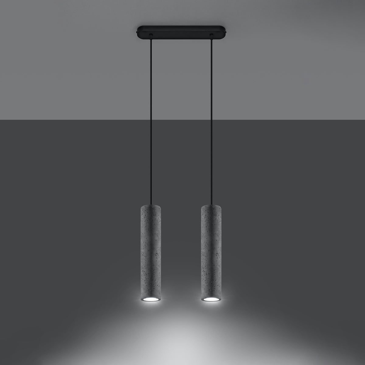 LUVO 2 Pendelleuchte – Grau