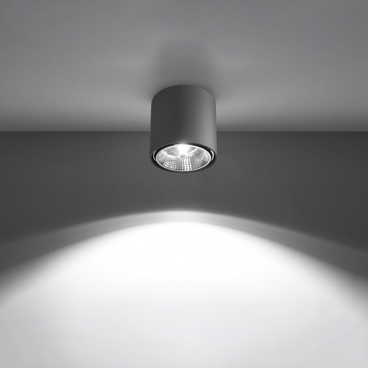 TIUBE Deckenleuchte – Grau