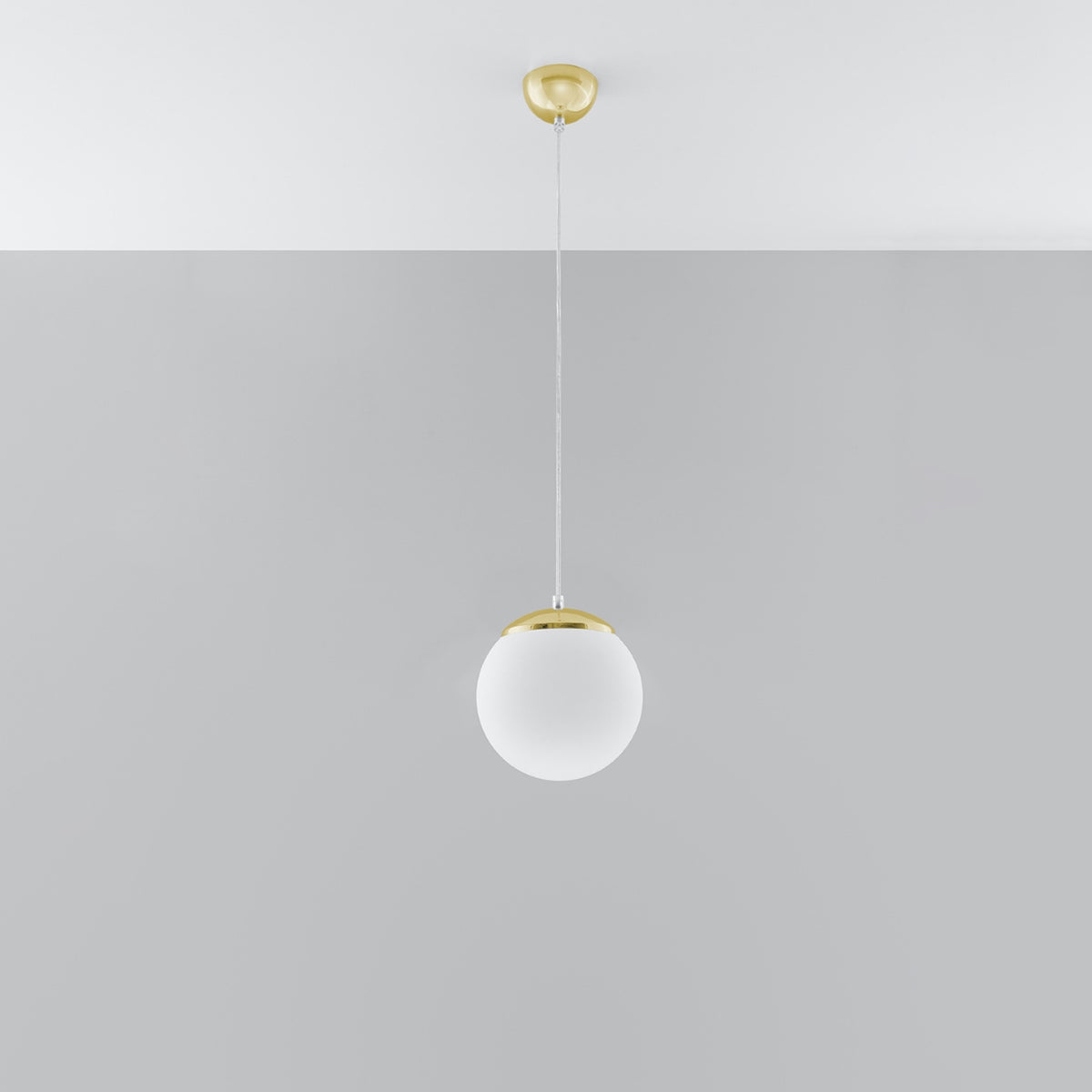 UGO 20 Pendelleuchte – Weiß / Gold