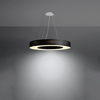 SATURNO SLIM 70 Kronleuchter – Schwarz