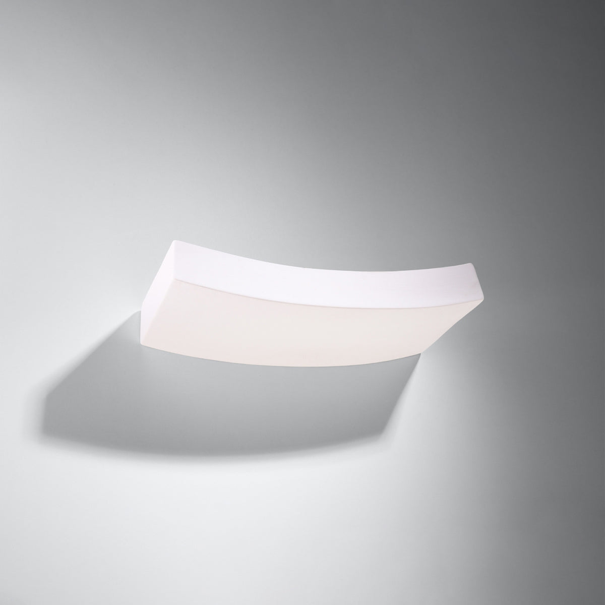 HATTOR Keramik Wandleuchte – Weiß