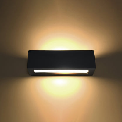 VEGA Keramik Wandleuchte – Schwarz