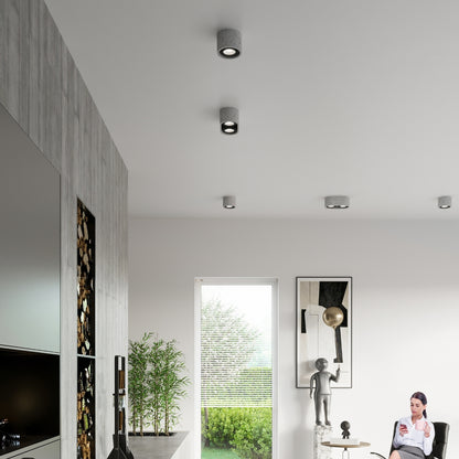 BASIC 2 Beton Deckenleuchte – Grau