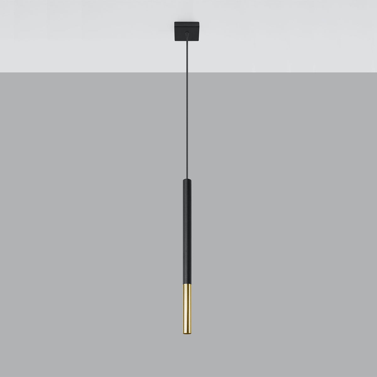 MOZAICA 1 Pendelleuchte – Schwarz / Gold