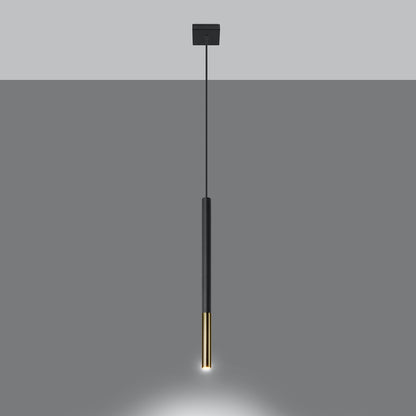 MOZAICA 1 Pendelleuchte – Schwarz / Gold