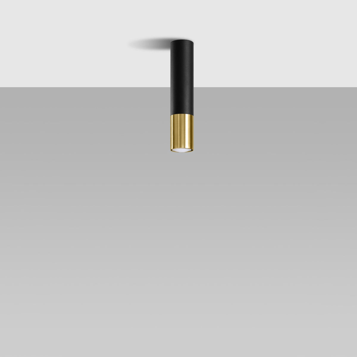LOOPEZ Deckenleuchte – Schwarz / Gold