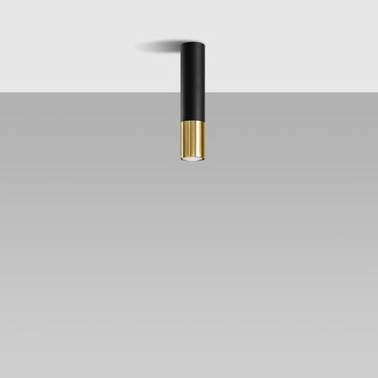 LOOPEZ Deckenleuchte – Schwarz / Gold