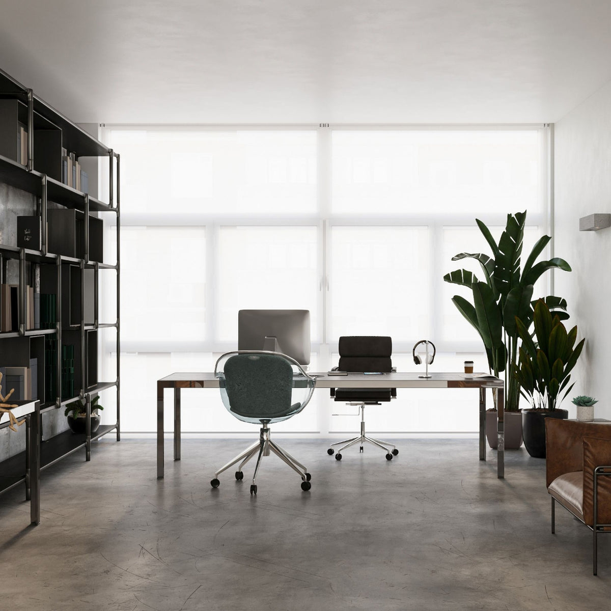 VEGA 30 Beton Wandleuchte – Grau