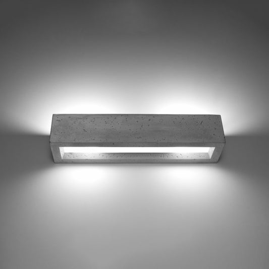 VEGA 50 Beton Wandleuchte – Grau