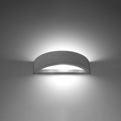 ATENA Beton Wandleuchte – Grau