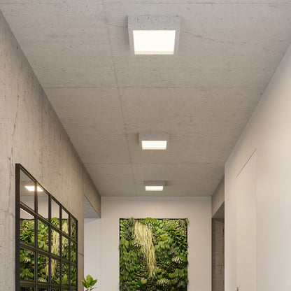 RIZA Beton Deckenleuchte – Grau