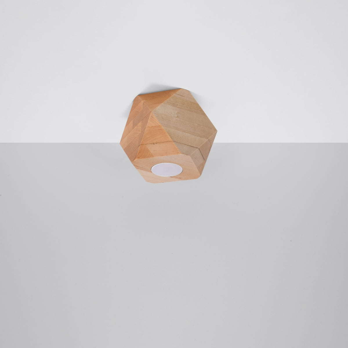 WOODY 1 Deckenleuchte – Naturholz