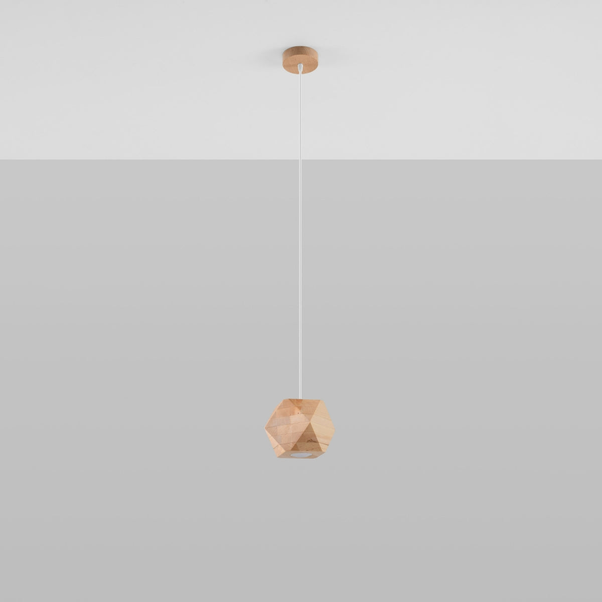 WOODY Pendelleuchte – Naturholz