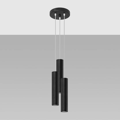 LAGOS 3P Pendelleuchte – Schwarz