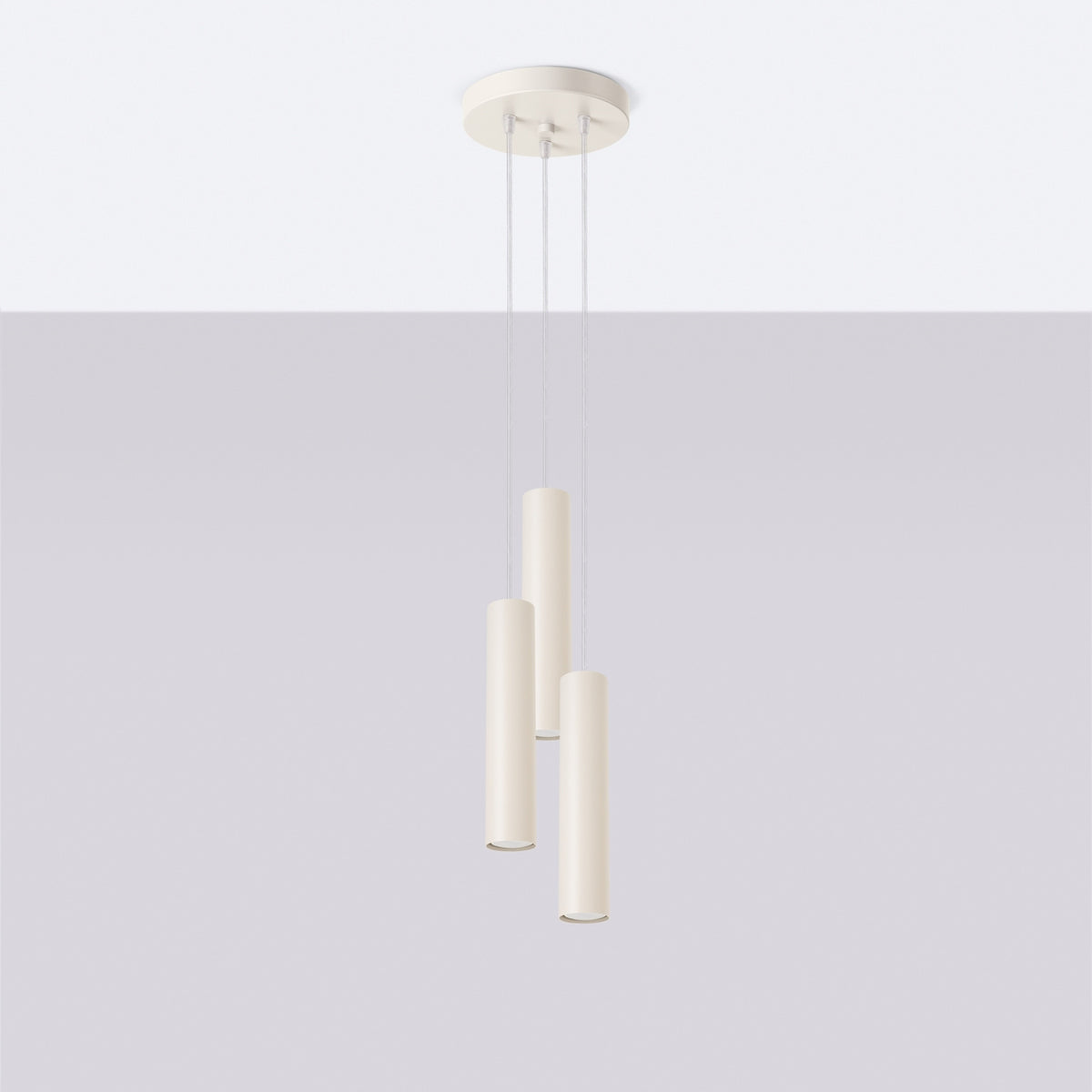 LAGOS 3P Pendelleuchte – Beige