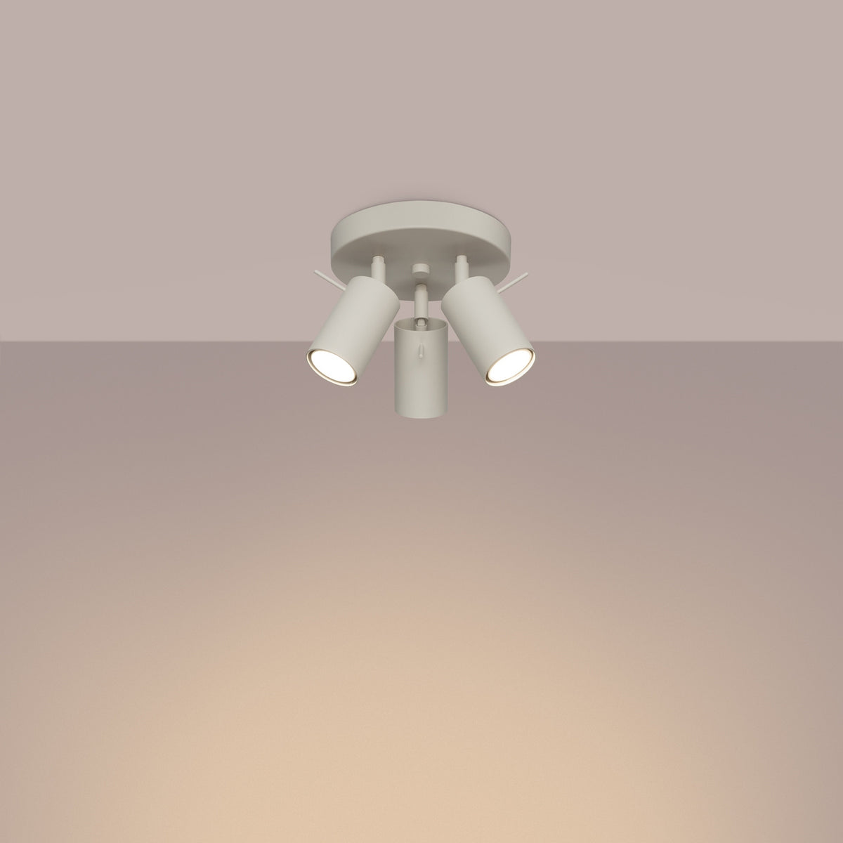 RING 3P Deckenleuchte – Beige