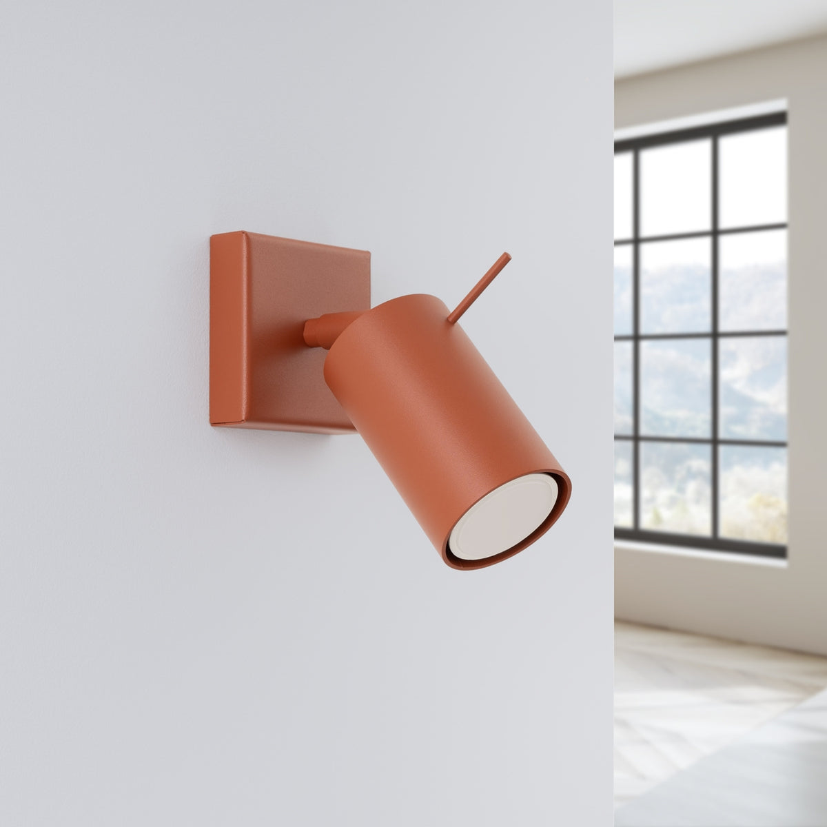 RING Wandleuchte – Rot Ocker