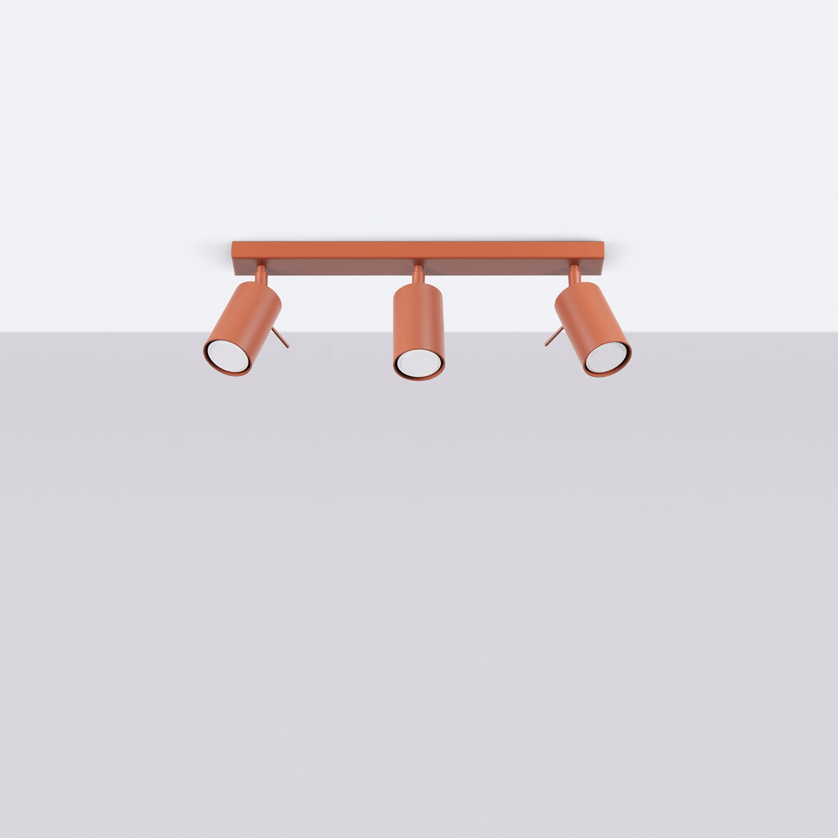 RING 3L Deckenleuchte – Rot Ocker