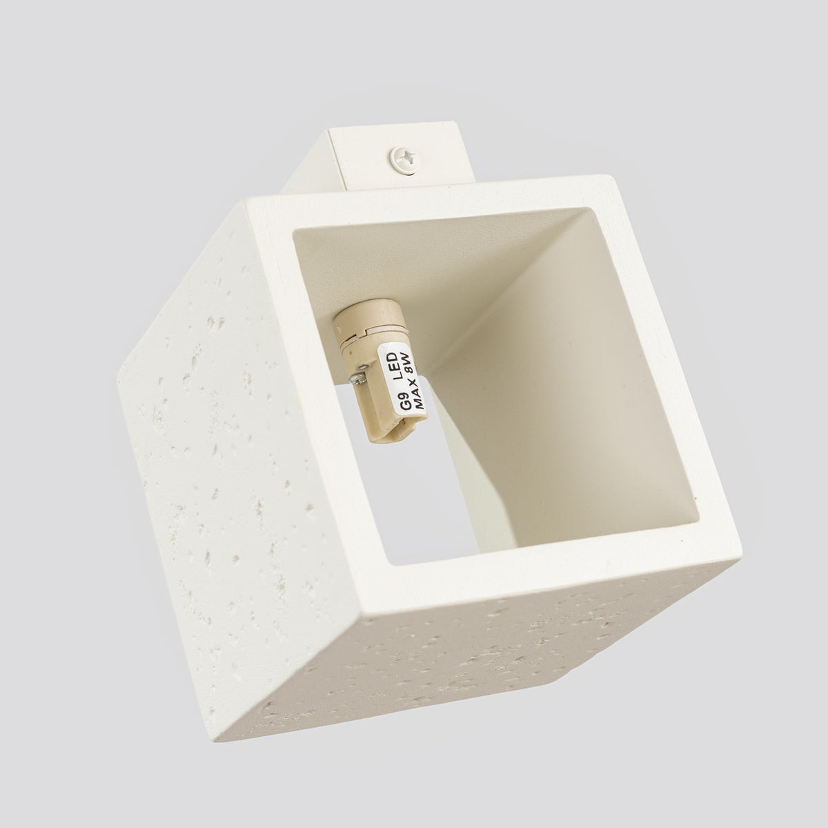 QUAD Beton Wandleuchte – Beige